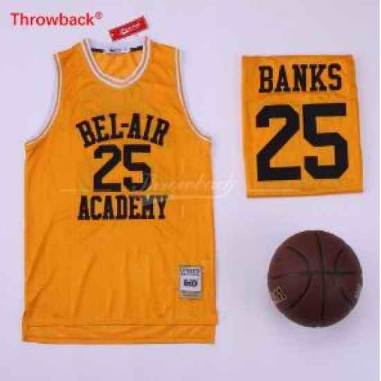 The Fresh Prince 14 Bel Air Academy Basketball Movie Yellow #25